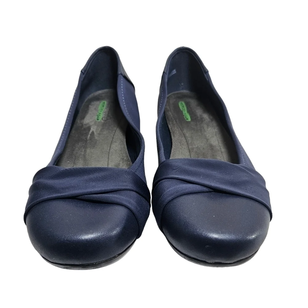 BareTraps Mitsy Closed Toe Slip-on Wedges Sz 9W